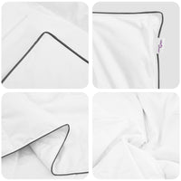 Duvet Invernale con cuscino 2 pcs Bianco Piuma d'anatra 3376165