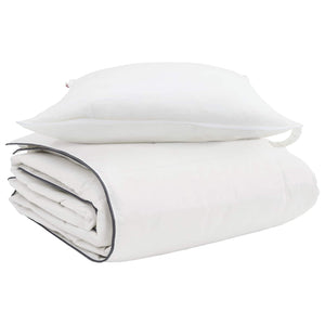 Duvet Invernale con cuscino 2 pcs Bianco Piuma d'anatra 3376168