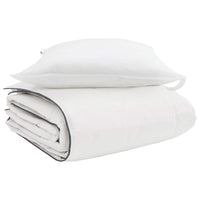 Duvet Invernale con cuscino 2 pcs Bianco Piuma d'anatra 3376175