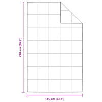 Duvet Invernale con cuscino 2 pcs Bianco Piuma d'anatra 3376184