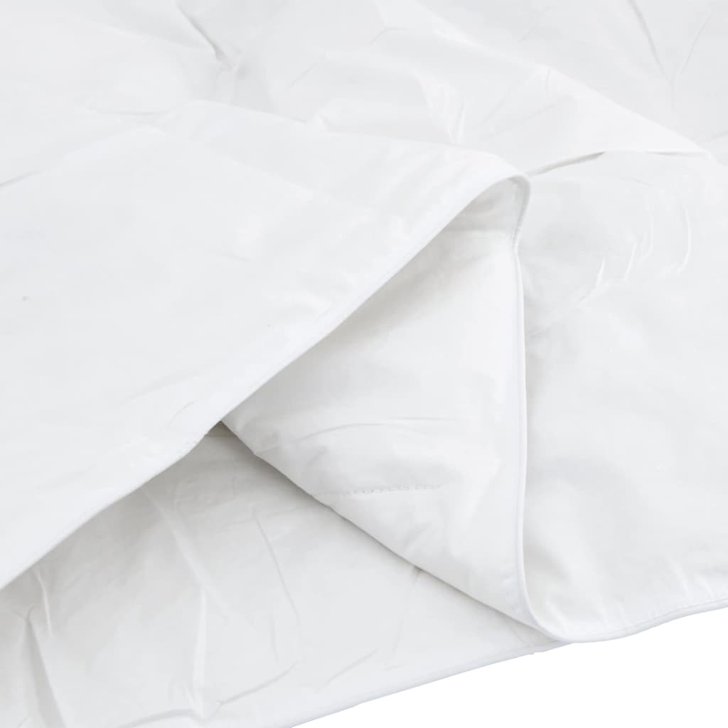 vidaXL Set di Piumoni con cuscino 2 pcs Bianco 155 x 220 cm Piume