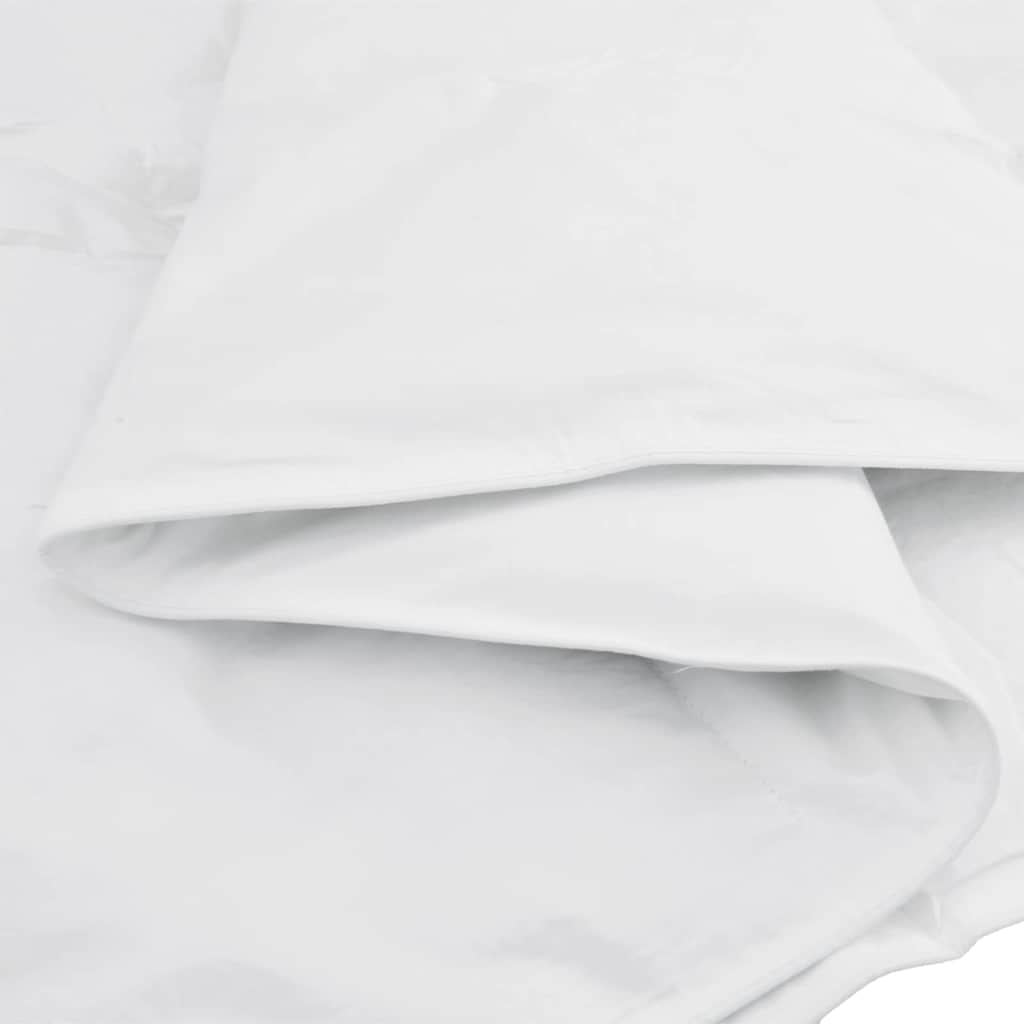vidaXL Set di Piumoni con cuscino 2 pcs Bianco 155 x 220 cm Piume