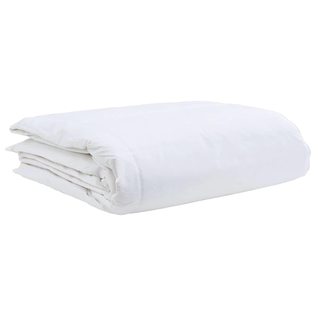 vidaXL Set di Piumoni con cuscino 2 pcs Bianco 155 x 220 cm Piume