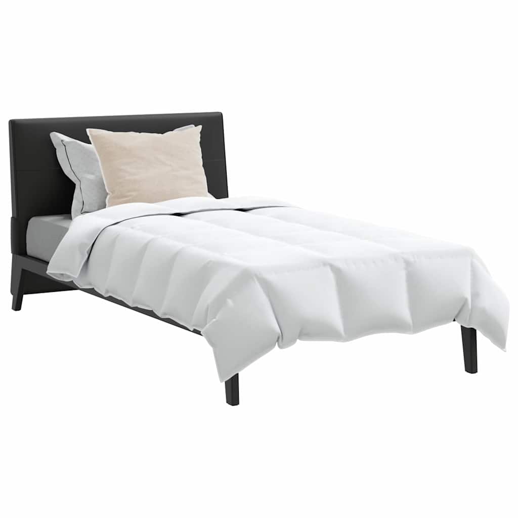 vidaXL Set di Piumoni con cuscino 2 pcs Bianco 155 x 220 cm Piume