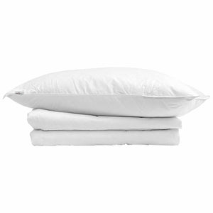 Duvet Estivo con cuscino 2 pcs Bianco Piuma d'anatra 3376213