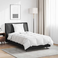 Duvet Estivo con cuscino 2 pcs Bianco Piuma d'anatra 3376231