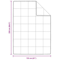 Duvet Estivo con cuscino 2 pcs Bianco Piuma d'anatra 3376236