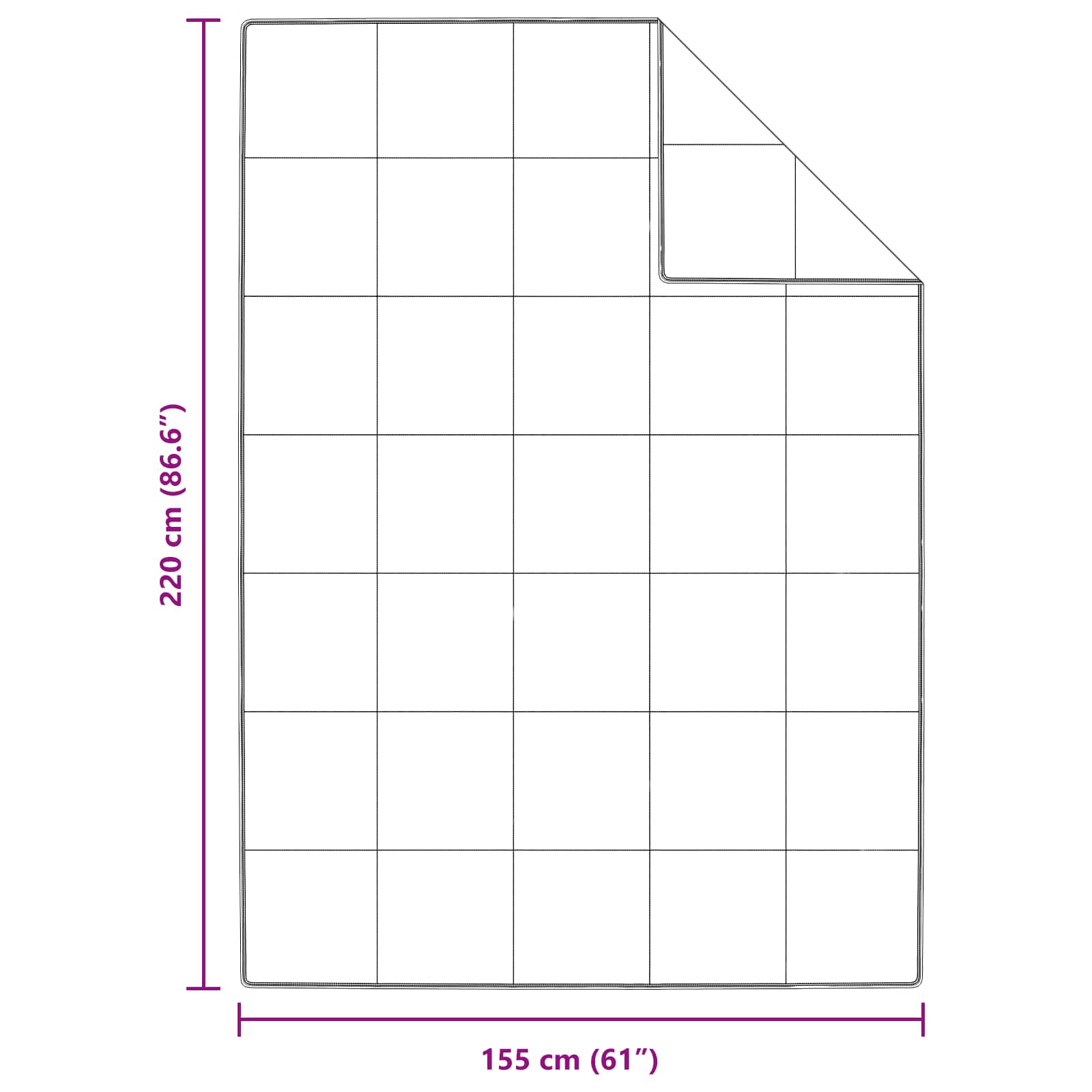 Duvet Estivo con cuscino 2 pcs Bianco Piuma d'anatra 3376239