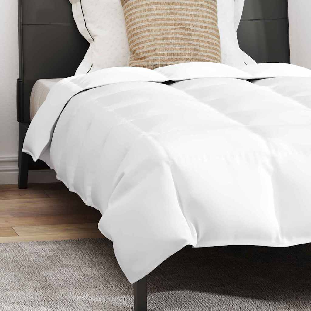 vidaXL Piumone Altro con cuscino 2 pcs Bianco 135 x 200 cm Piume