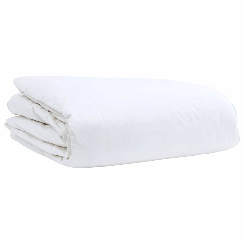 vidaXL Piumone Altro con cuscino 2 pcs Bianco 135 x 200 cm Piume