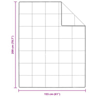 Duvet Estivo con cuscino 2 pcs Bianco Piuma d'anatra 3376262