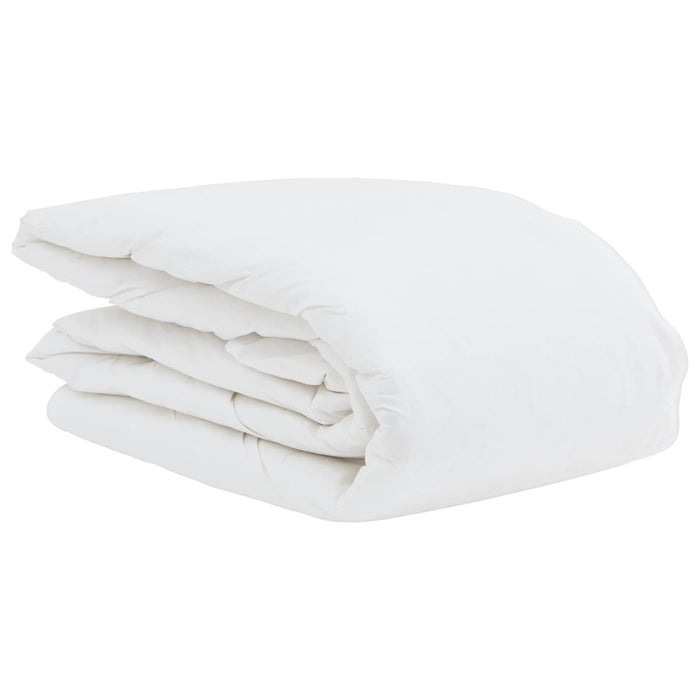 Duvet Estivo con cuscino 2 pcs Bianco Piuma d'anatra 3376266