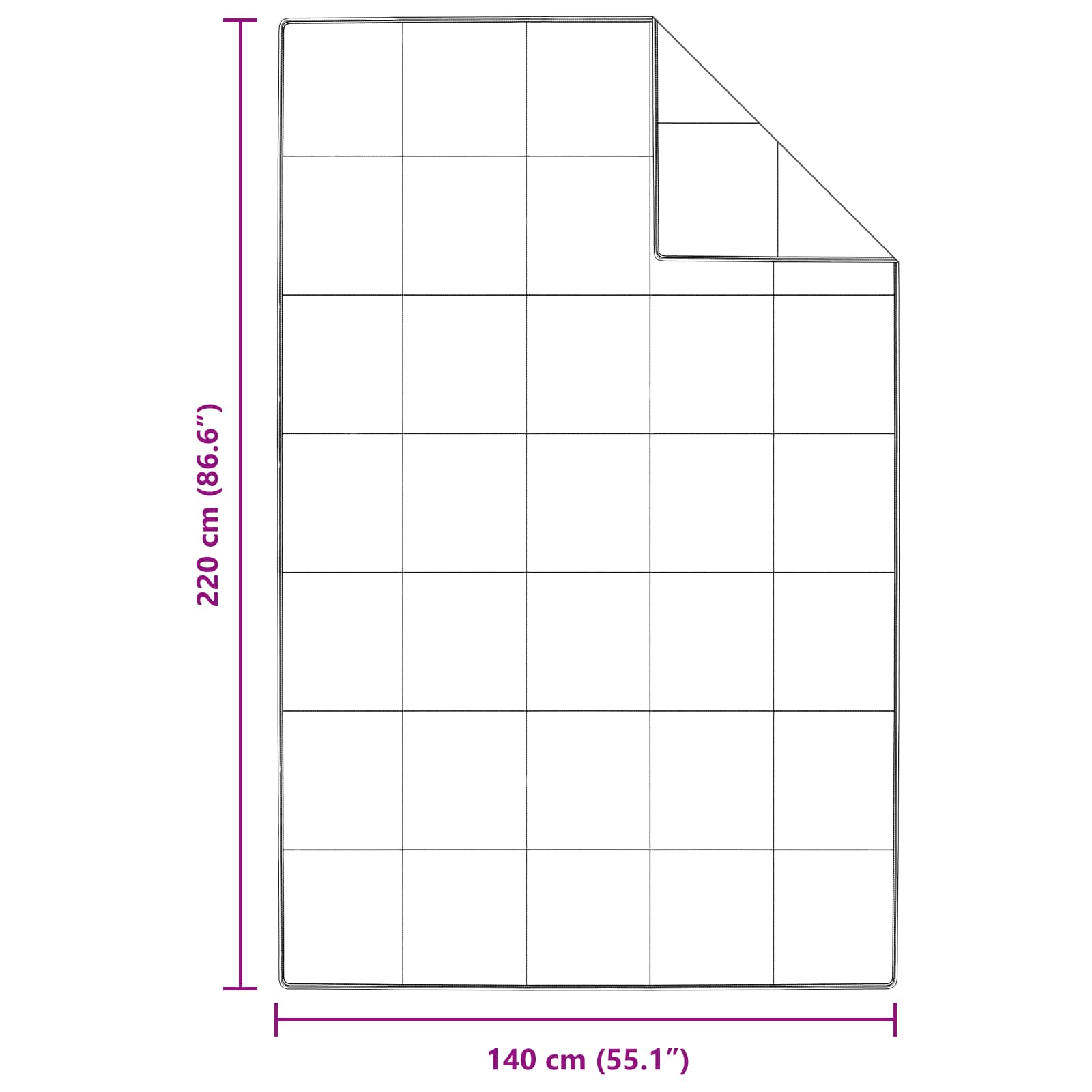 Duvet Estivo con cuscino 2 pcs Bianco Piuma d'anatra 3376276