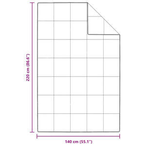 Duvet Estivo con cuscino 2 pcs Bianco Piuma d'anatra 3376277