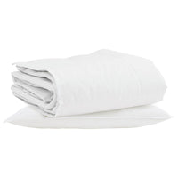 Duvet Invernale con cuscino 2 pcs Bianco Piuma d'anatra 3376293