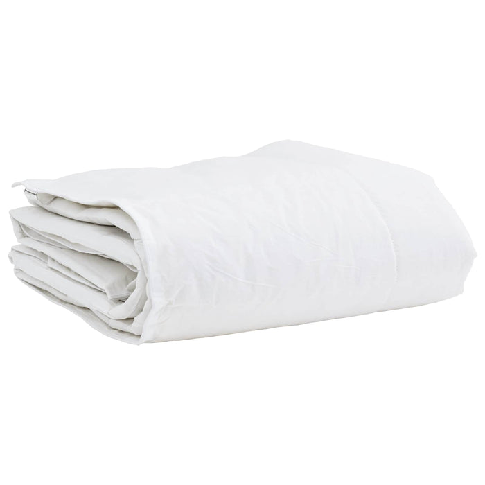 Duvet Invernale con cuscino 2 pcs Bianco Piuma d'anatra 3376300