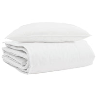 Duvet Invernale con cuscino 2 pcs Bianco Piuma d'anatra 3376302
