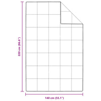 Duvet Invernale con cuscino 2 pcs Bianco Piuma d'anatra 3376315