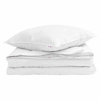 Duvet 2-in-1 con cuscino 2 pcs Bianco Piuma d'anatra 3376329