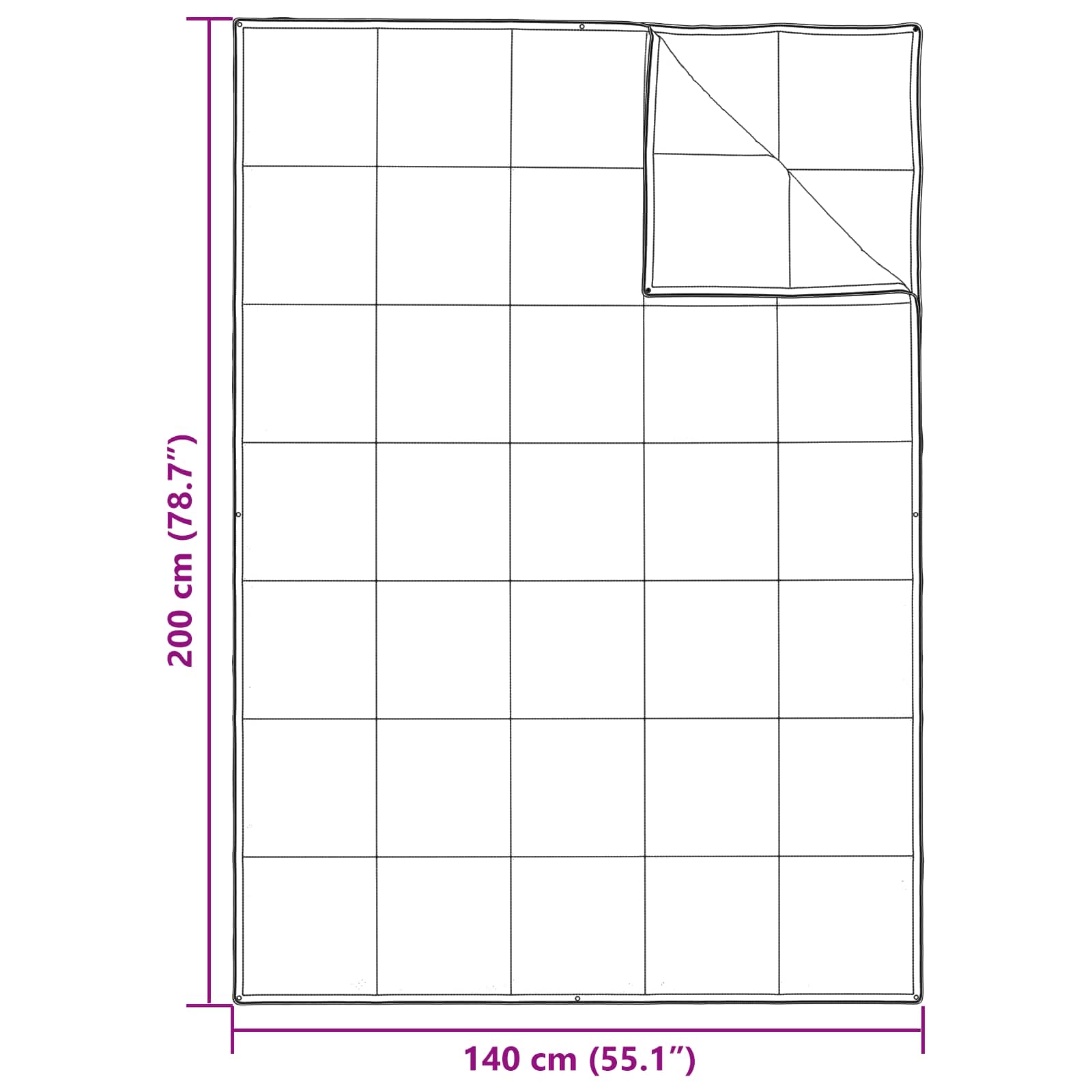 Duvet 2-in-1 con cuscino 2 pcs Bianco Piuma d'anatra 3376337
