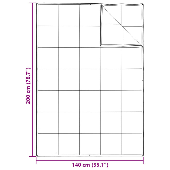 Duvet 2-in-1 con cuscino 2 pcs Bianco Piuma d'anatra 3376337