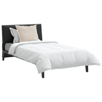 vidaXL Set di piumini con cuscino 2 pcs Bianco 140 x 200 cm Piume