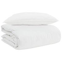 Duvet 2-in-1 con cuscino 2 pcs Bianco Piuma d'anatra 3376345