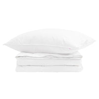 Duvet 2-in-1 con cuscino 2 pcs Bianco Piuma d'anatra 3376346
