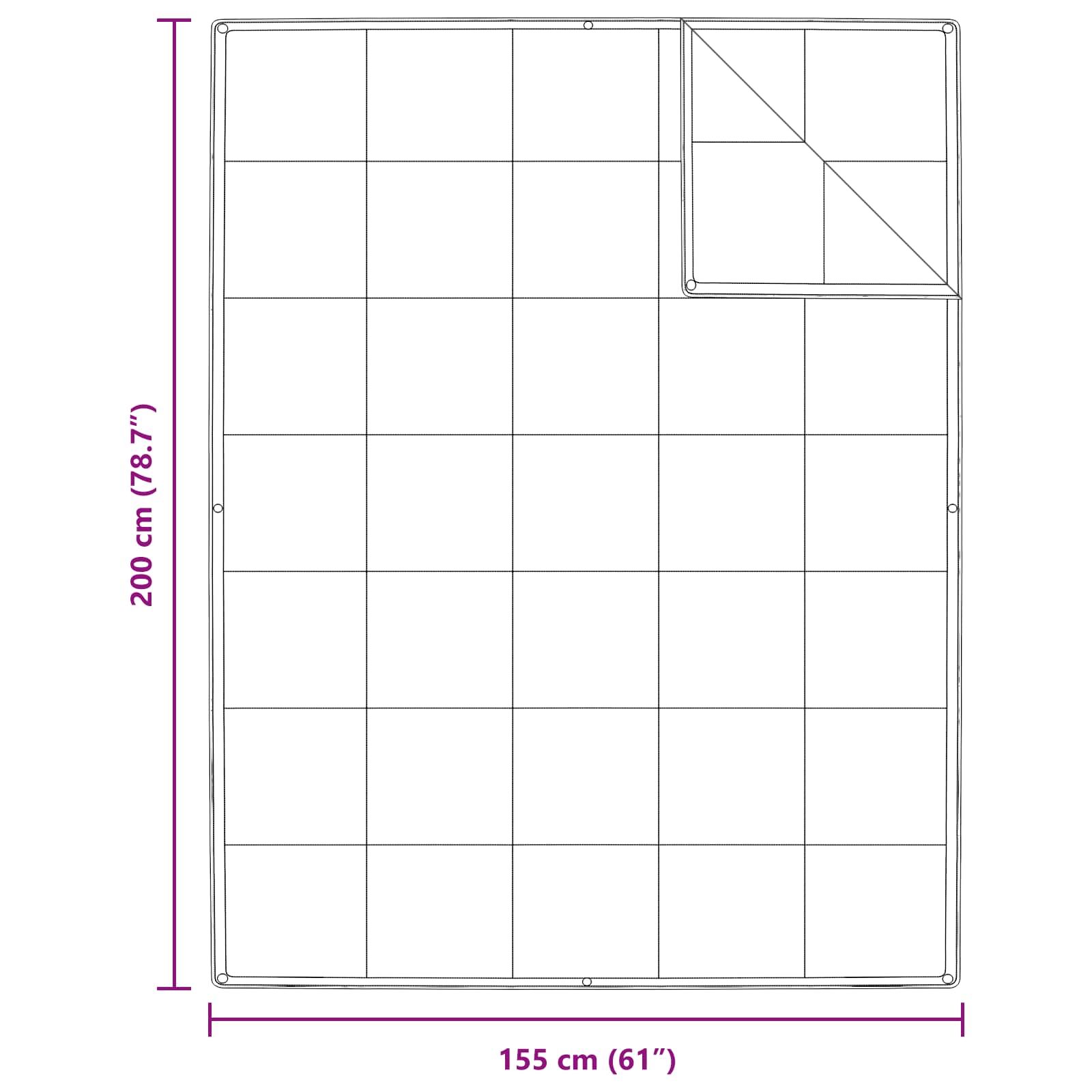 Duvet 2-in-1 con cuscino 2 pcs Bianco Piuma d'anatra 3376347