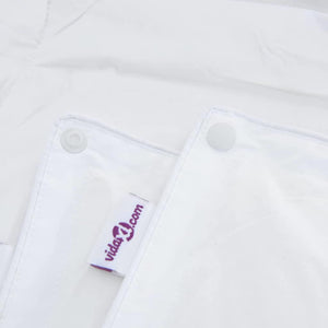 vidaXL Set di piumini con cuscino 2 pcs Bianco 135 x 220 cm Piume