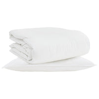Duvet 2-in-1 con cuscino 2 pcs Bianco Piuma d'anatra 3376356