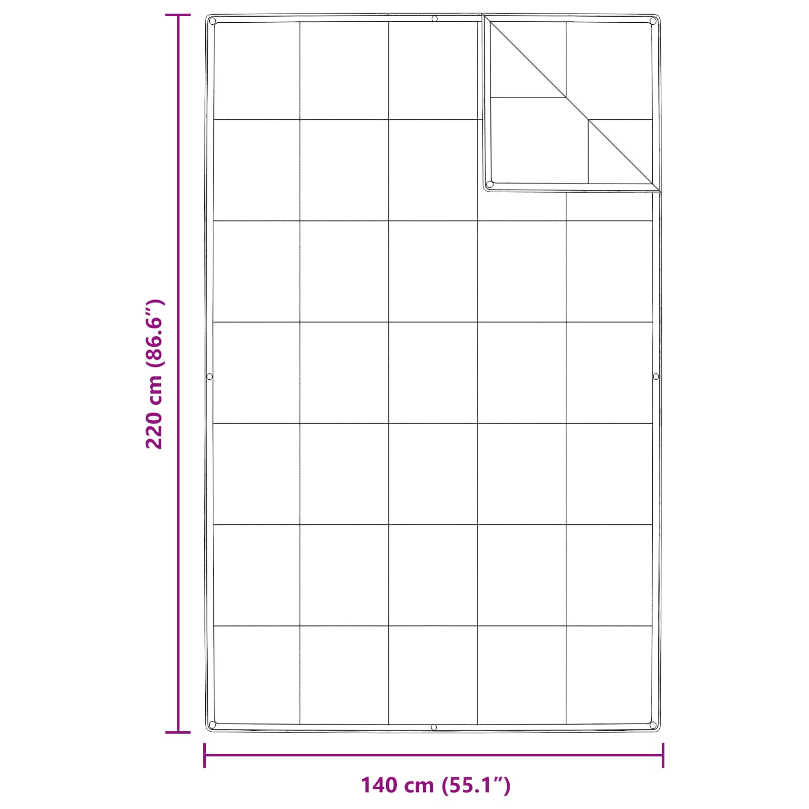 Duvet 2-in-1 con cuscino 2 pcs Bianco Piuma d'anatra 3376356