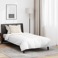 vidaXL Set di piumini con cuscino 2 pcs Bianco 140 x 220 cm Piume