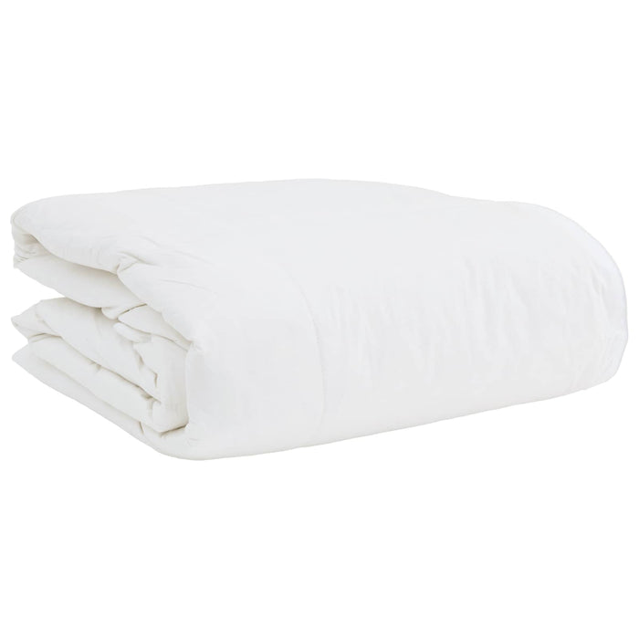 Duvet 2-in-1 con cuscino 2 pcs Bianco Piuma d'anatra 3376368