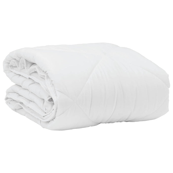Duvet Estivo con cuscino 2 pcs Bianco Microfibra 3376471