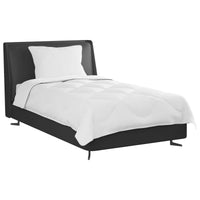 Duvet per Tutte le Stagioni con cuscino 2 pcs Bianco Microfibra 3376506