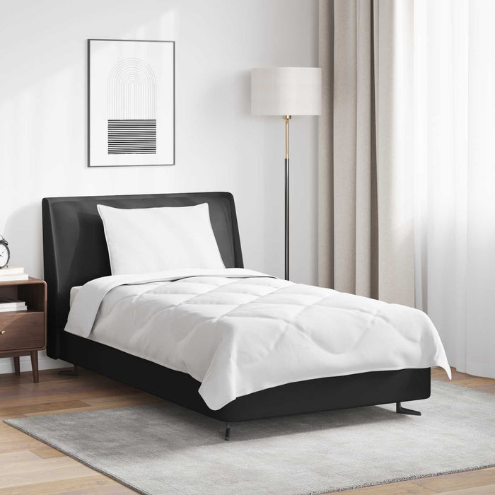 Duvet per Tutte le Stagioni con cuscino 2 pcs Bianco Microfibra 3376551