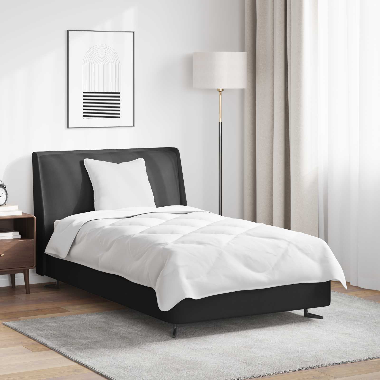 Piumone con cuscino 2 pcs Bianco Microfibra 3376651