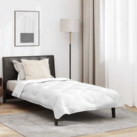 vidaXL Set Coperta Invernale 2 pcs Bianco 155 x 200 cm Microfibra