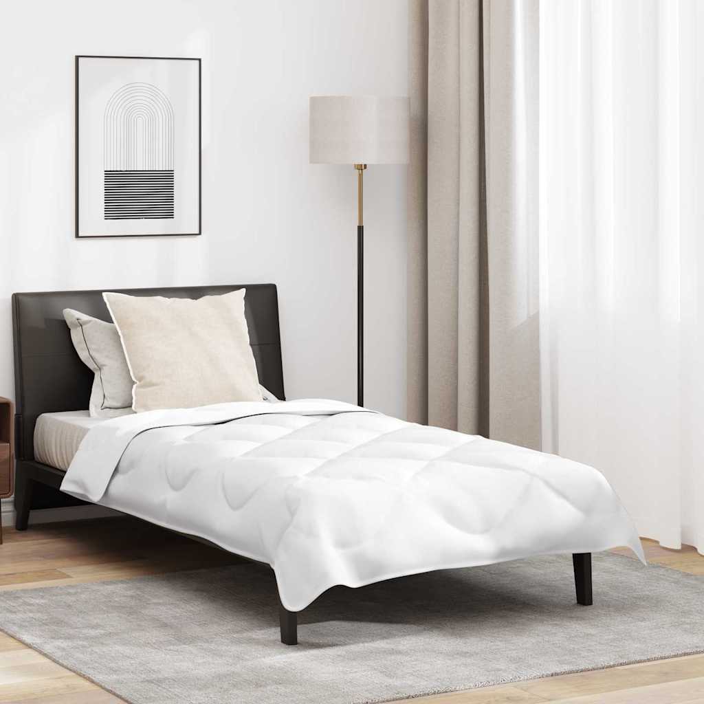 vidaXL Set Coperta Invernale 2 pcs Bianco 155 x 220 cm Microfibra