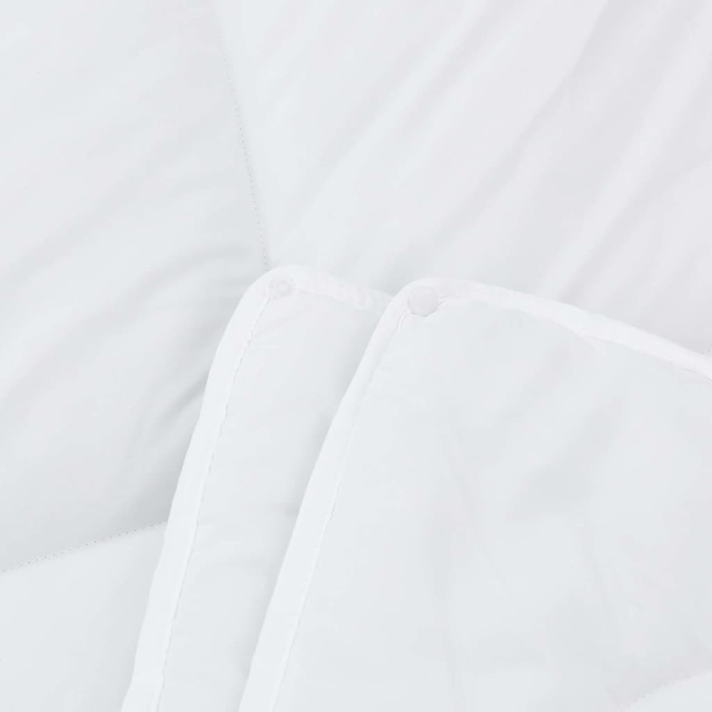 vidaXL Piumone con Cuscino 2 pcs Bianco 135 x 200 cm Microfibra