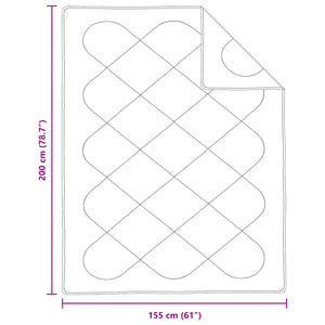 Set di Piumoni con cuscino 2 pcs Bianco Microfibra 3376807