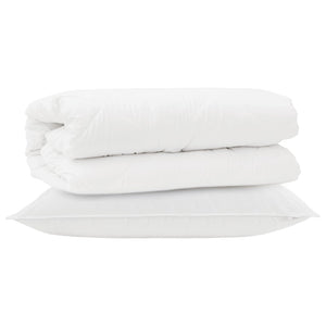 Set di Piumoni con cuscino 2 pcs Bianco Microfibra 3376818