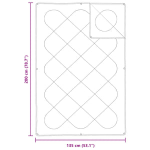 Set di Piumoni con cuscino 2 pcs Bianco Microfibra 3376837