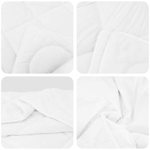 Set di Piumoni con cuscino 2 pcs Bianco Microfibra 3376839