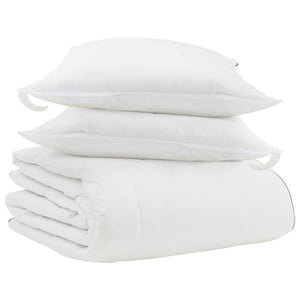 Duvet Invernale con cuscino 3 pcs Bianco Piuma d'anatra 3376874