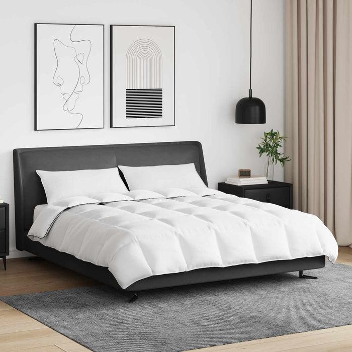 Duvet Invernale con cuscino 3 pcs Bianco Piuma d'anatra 3376876