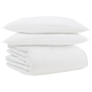 Duvet Invernale con cuscino 3 pcs Bianco Piuma d'anatra 3376876