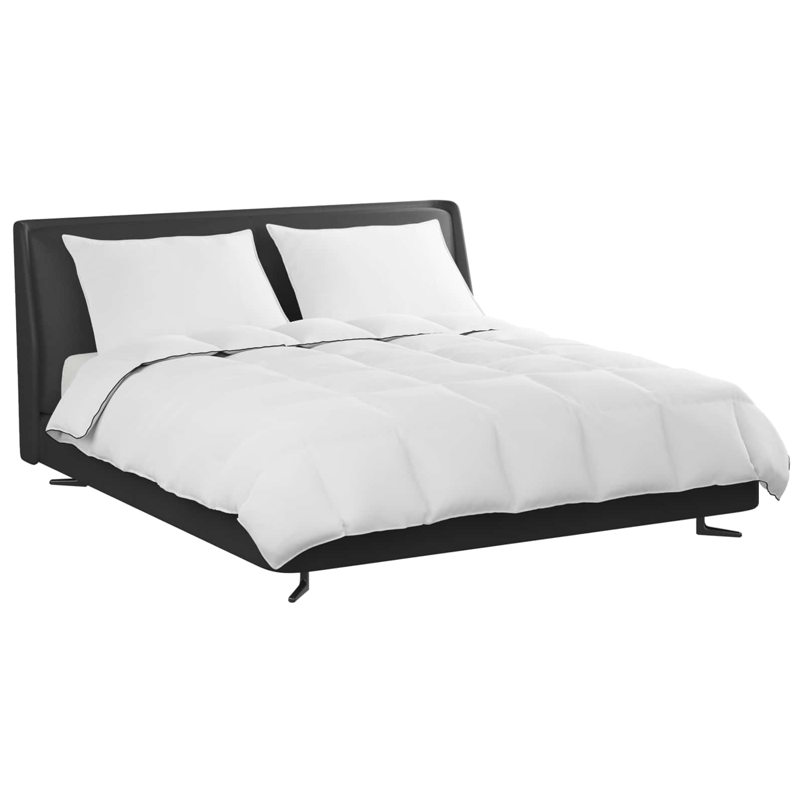 Duvet Invernale con cuscino 3 pcs Bianco Piuma d'anatra 3376878