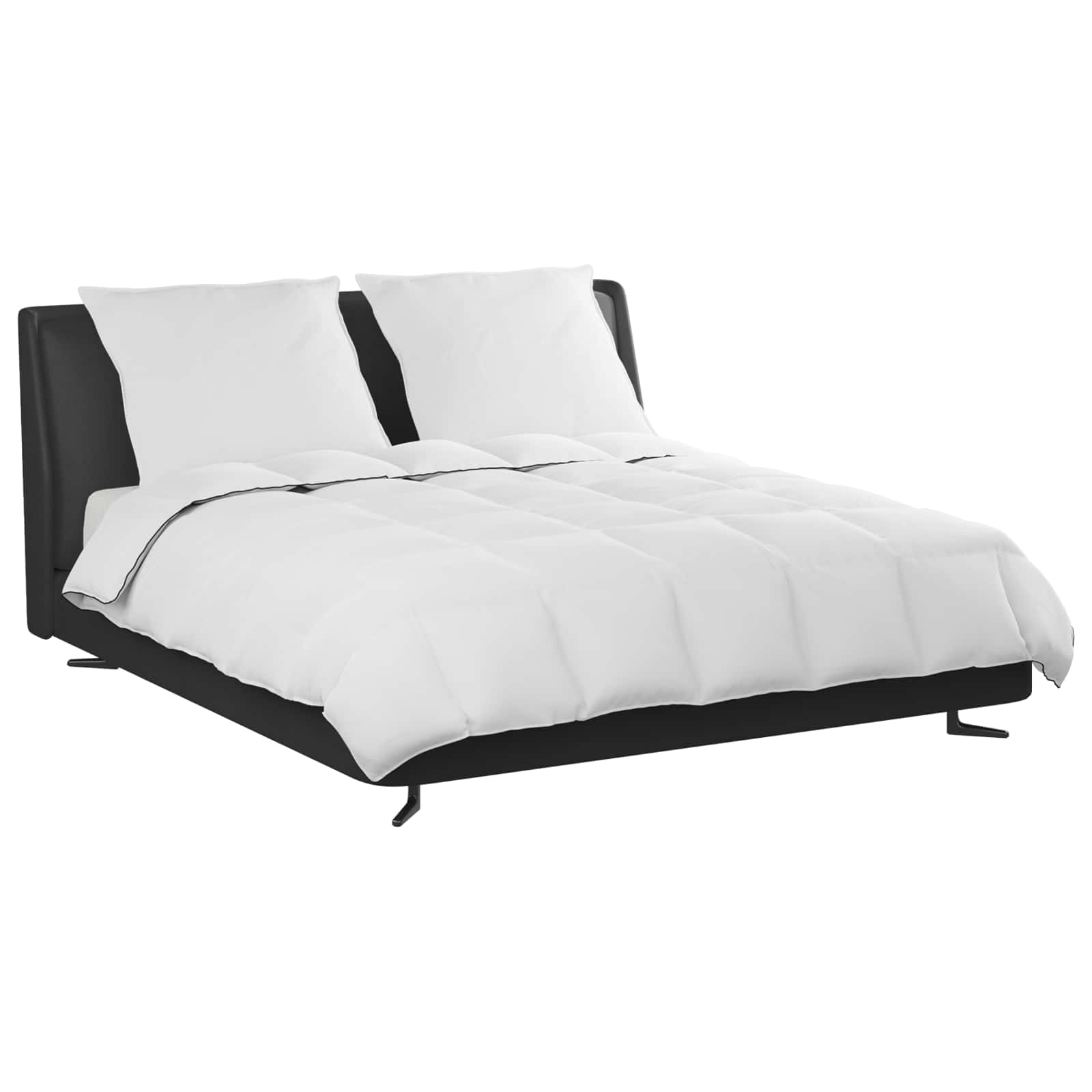 Duvet Invernale con cuscino 3 pcs Bianco Piuma d'anatra 3376897